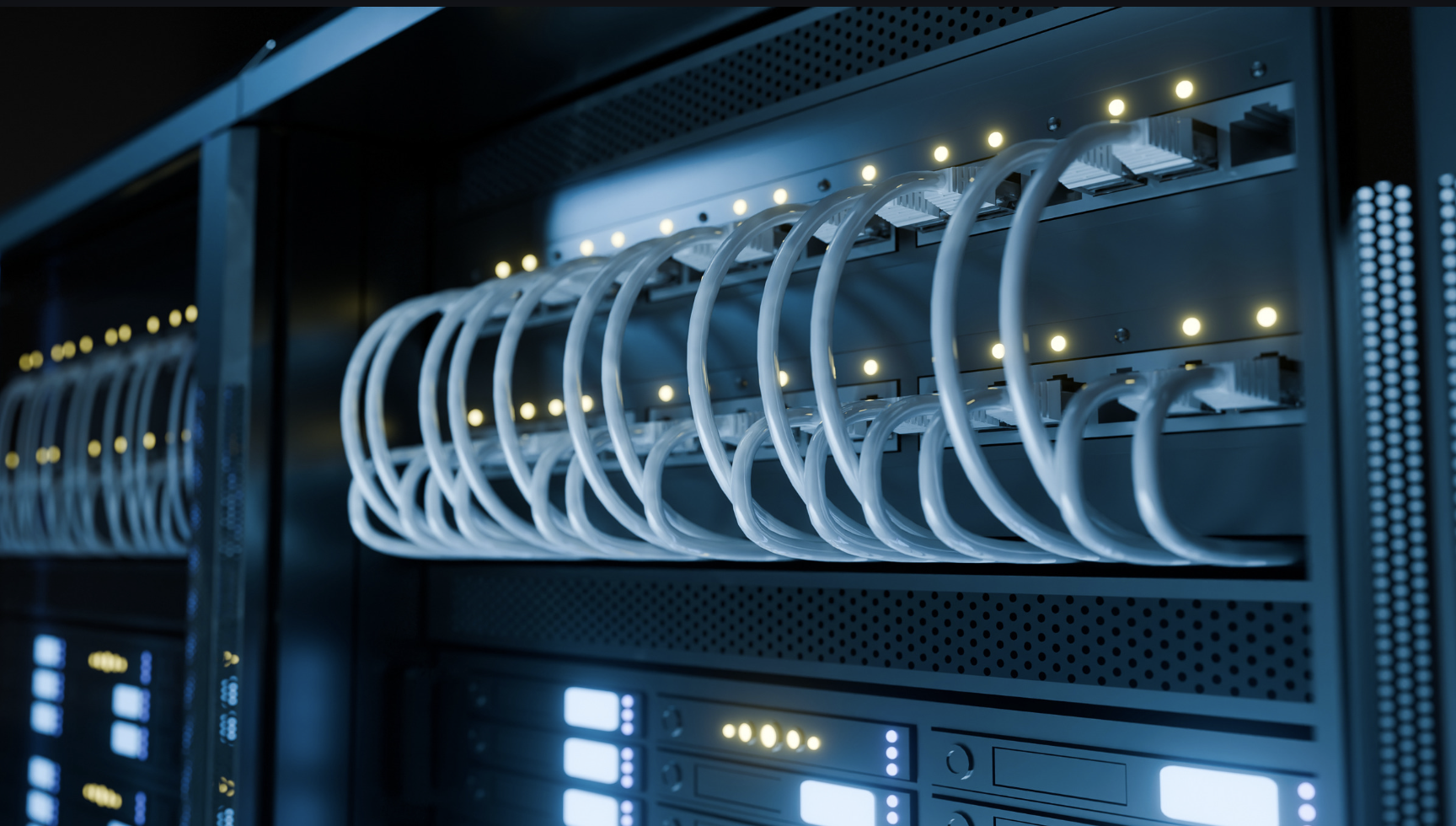 Rack cabling & patch panel